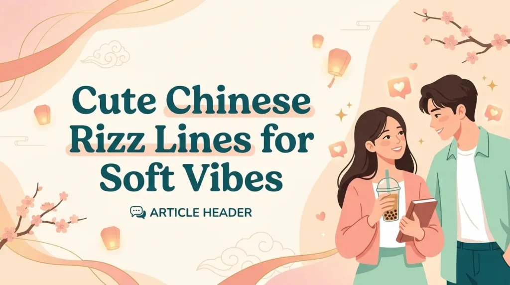 Cute Chinese Rizz Lines for Soft Vibes