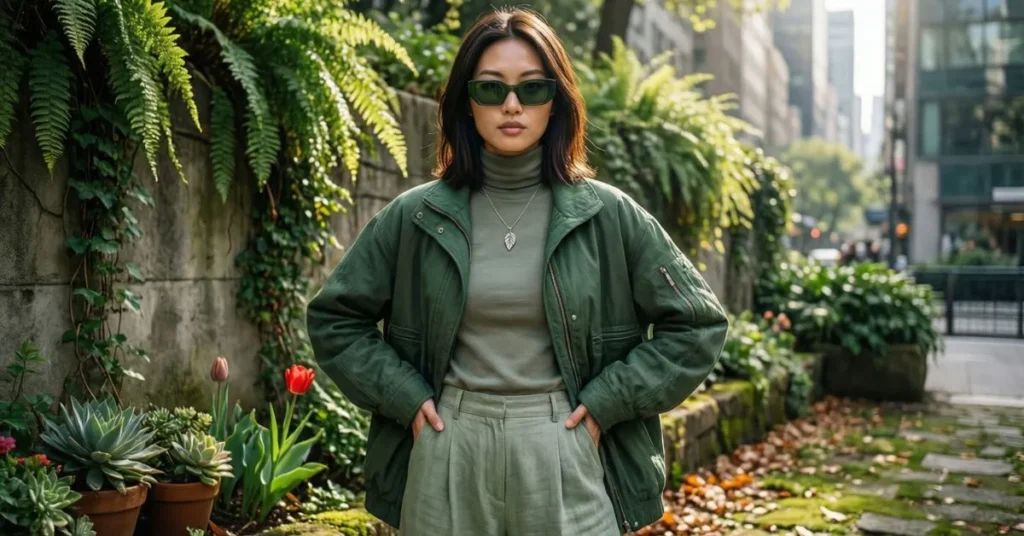 Green Fashion Rizz Lines