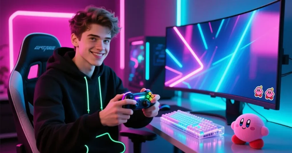 Kirby Rizz Lines for Gamers