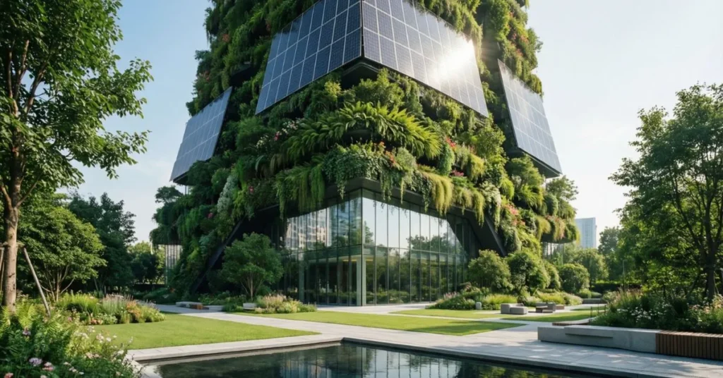 Modern Green Building Rizz Lines