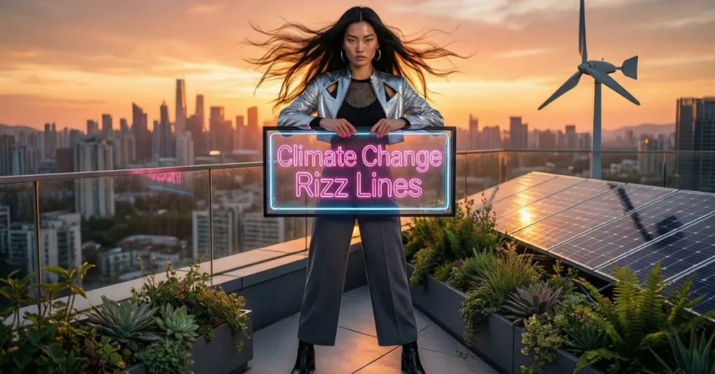 Trending Climate Change Rizz Lines