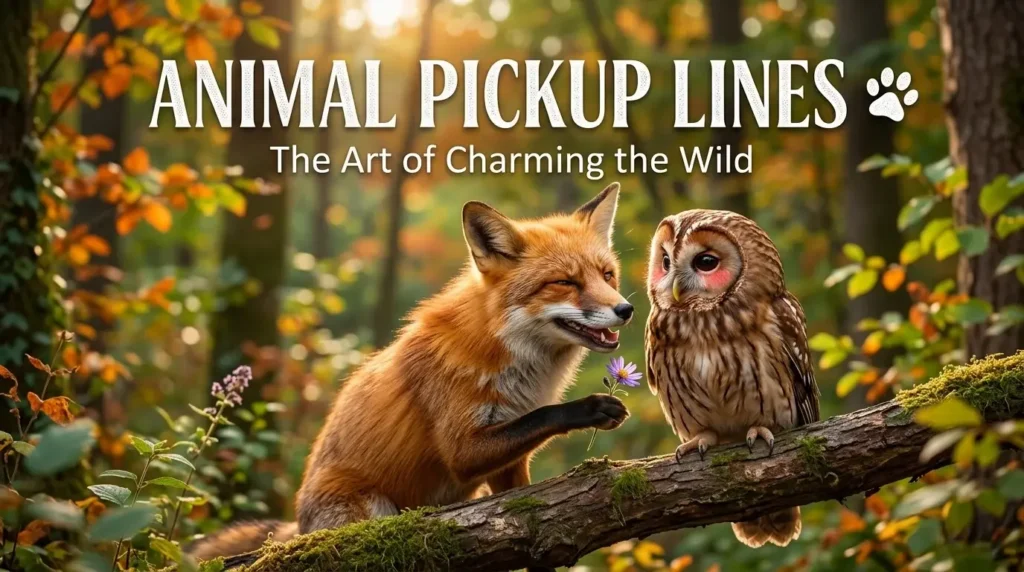 Animal Pickup Lines 🐾