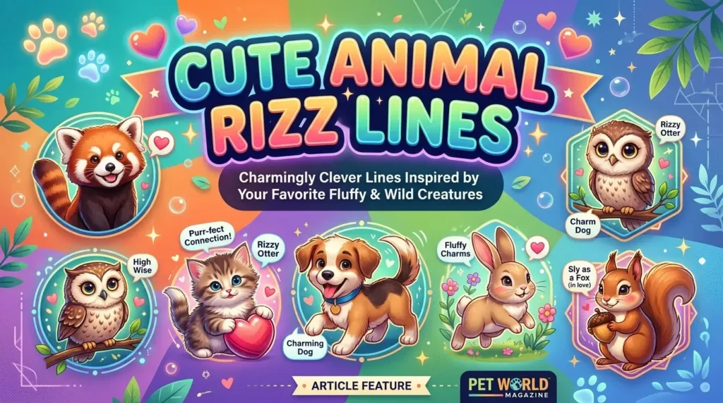 Cute Animal Rizz Lines