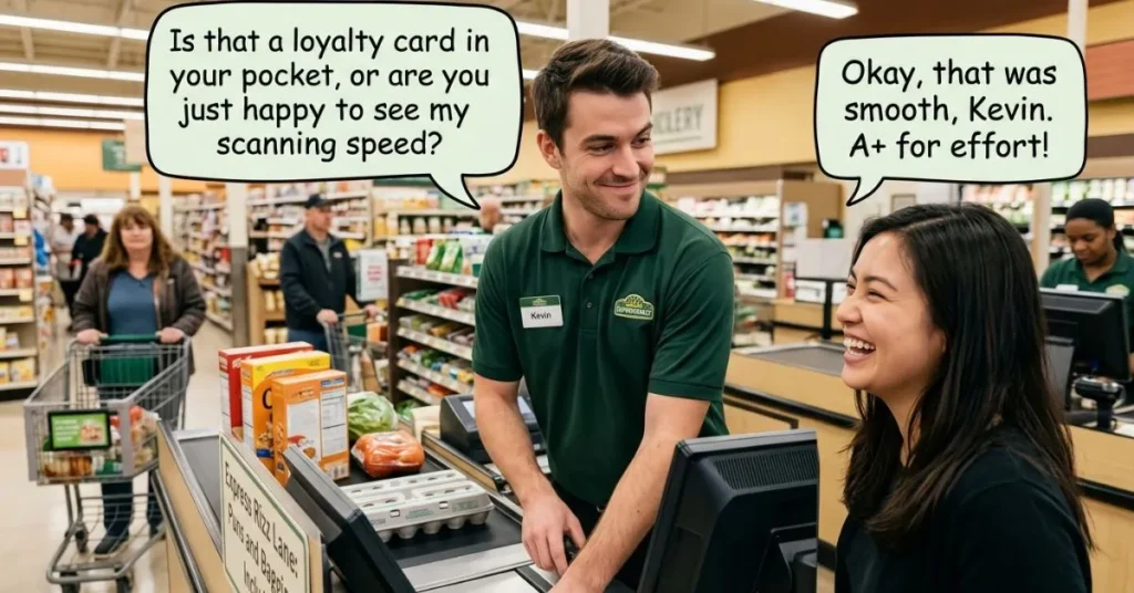 Cashier Rizz Lines Funny