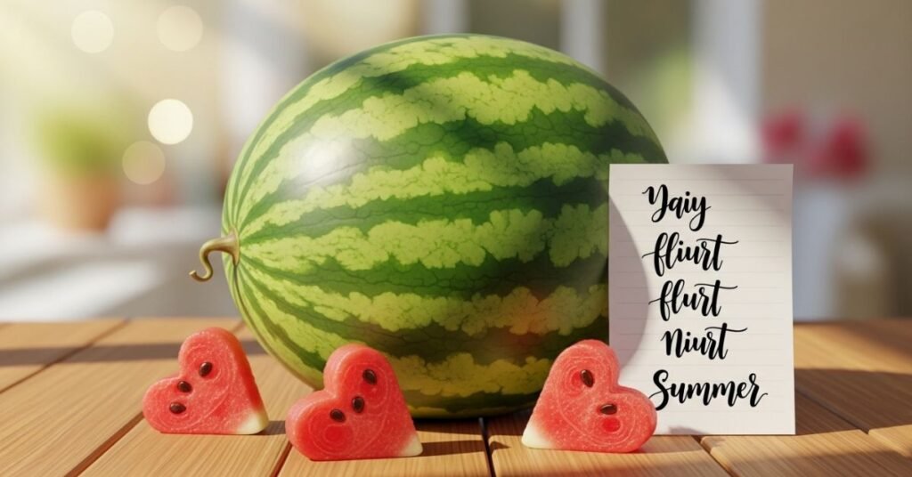 Cute Watermelon Rizz Lines