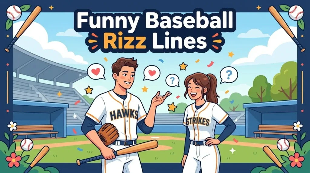 Funny Baseball Rizz Lines