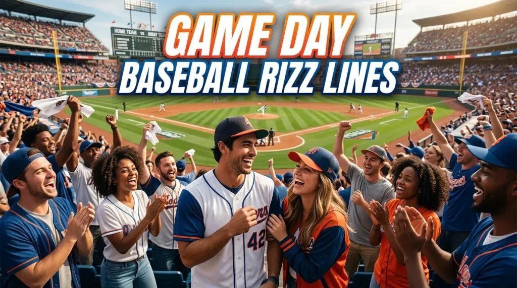 Game Day Baseball Rizz Lines