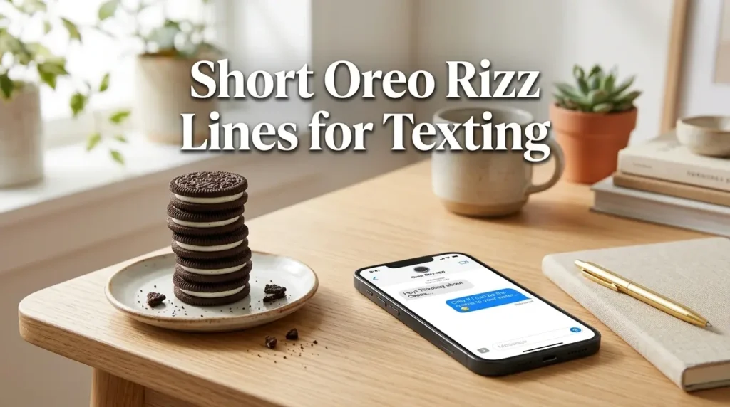 Short Oreo Rizz Lines for Texting