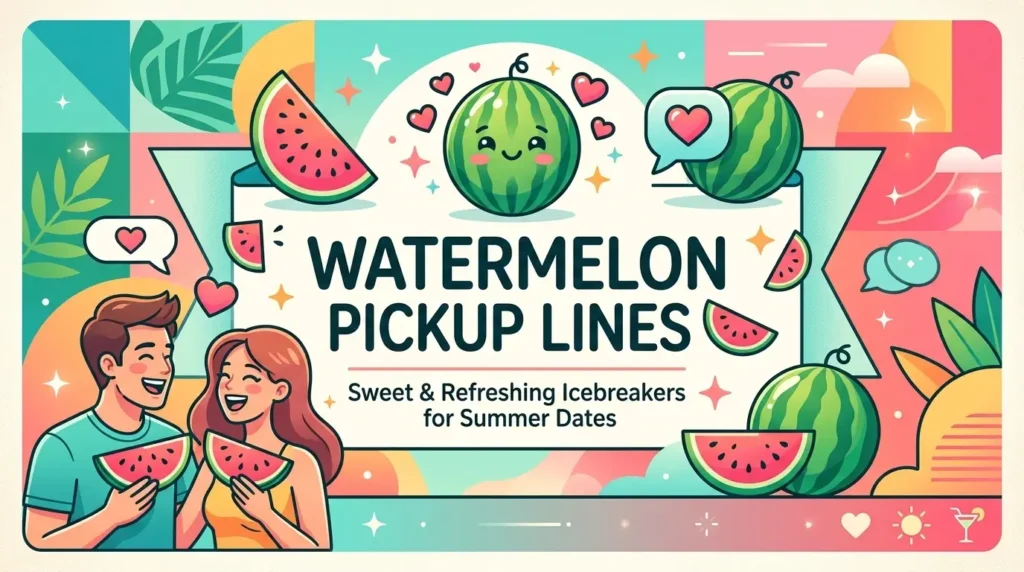 Watermelon Pickup Lines 🍉