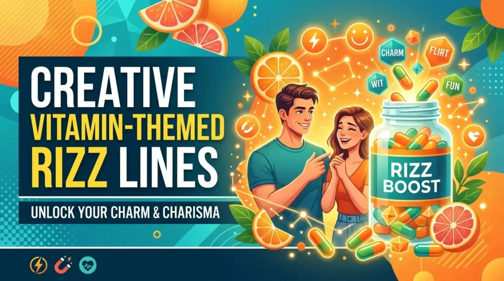 Creative Vitamin-Themed Rizz Lines