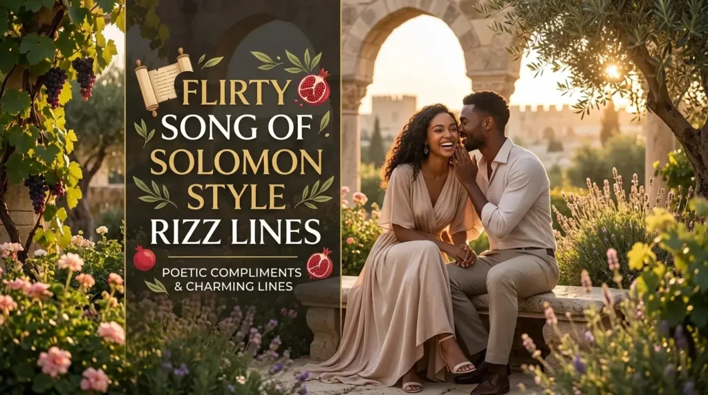Flirty Song of Solomon Style Rizz Lines
