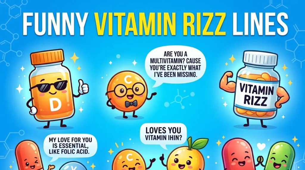 Funny Vitamin Rizz Lines