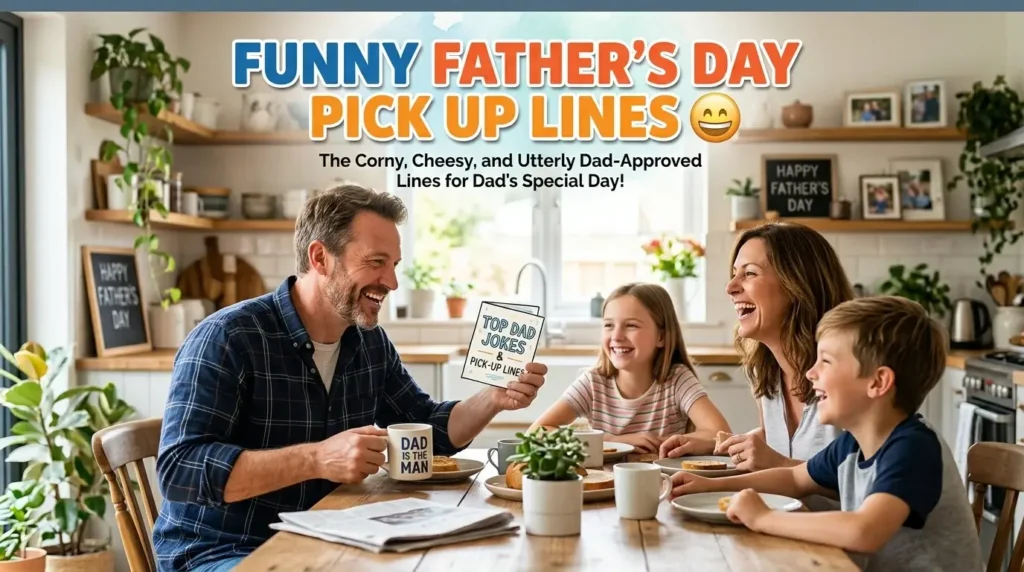 Funny Father’s Day Pick Up Lines 😄