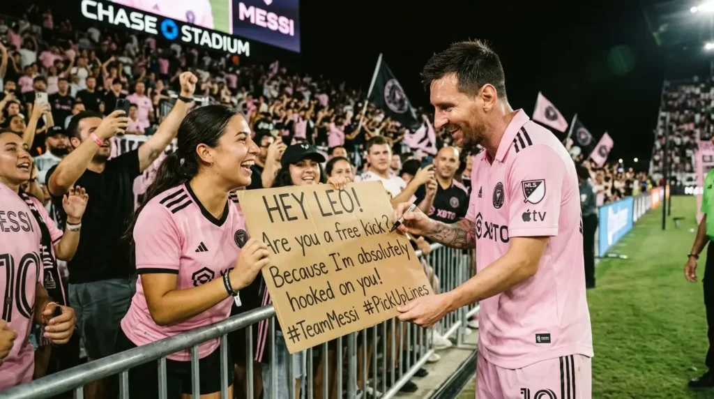 Messi Pick Up Lines for Football Fans