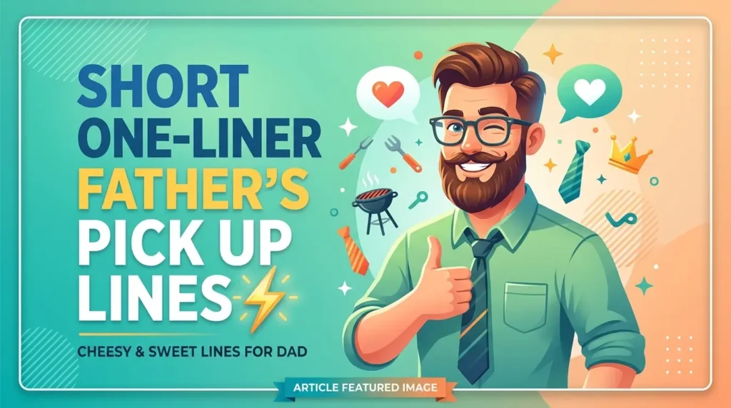 Short One-Liner Father’s Day Pick Up Lines ⚡