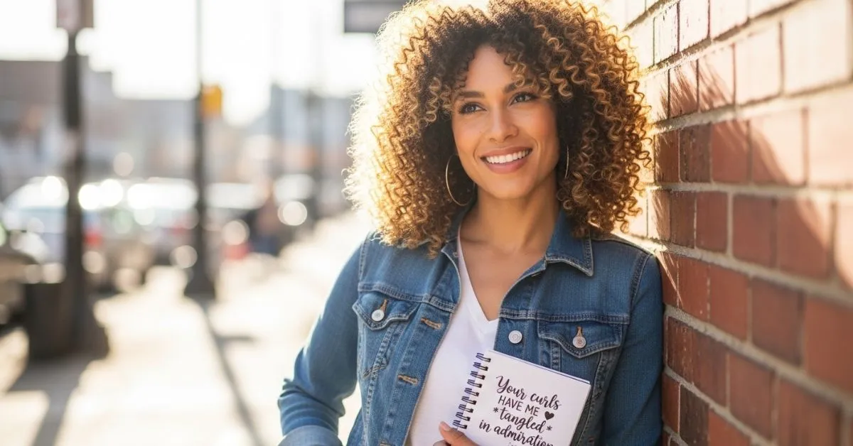 curly hair rizz lines