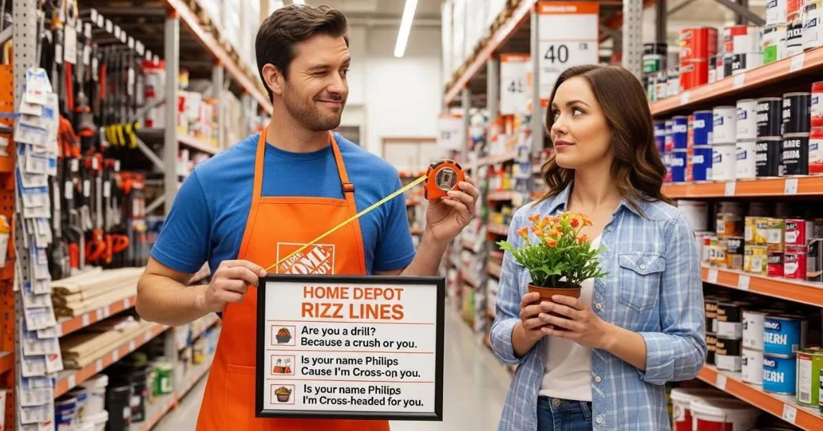 Home Depot Rizz Lines