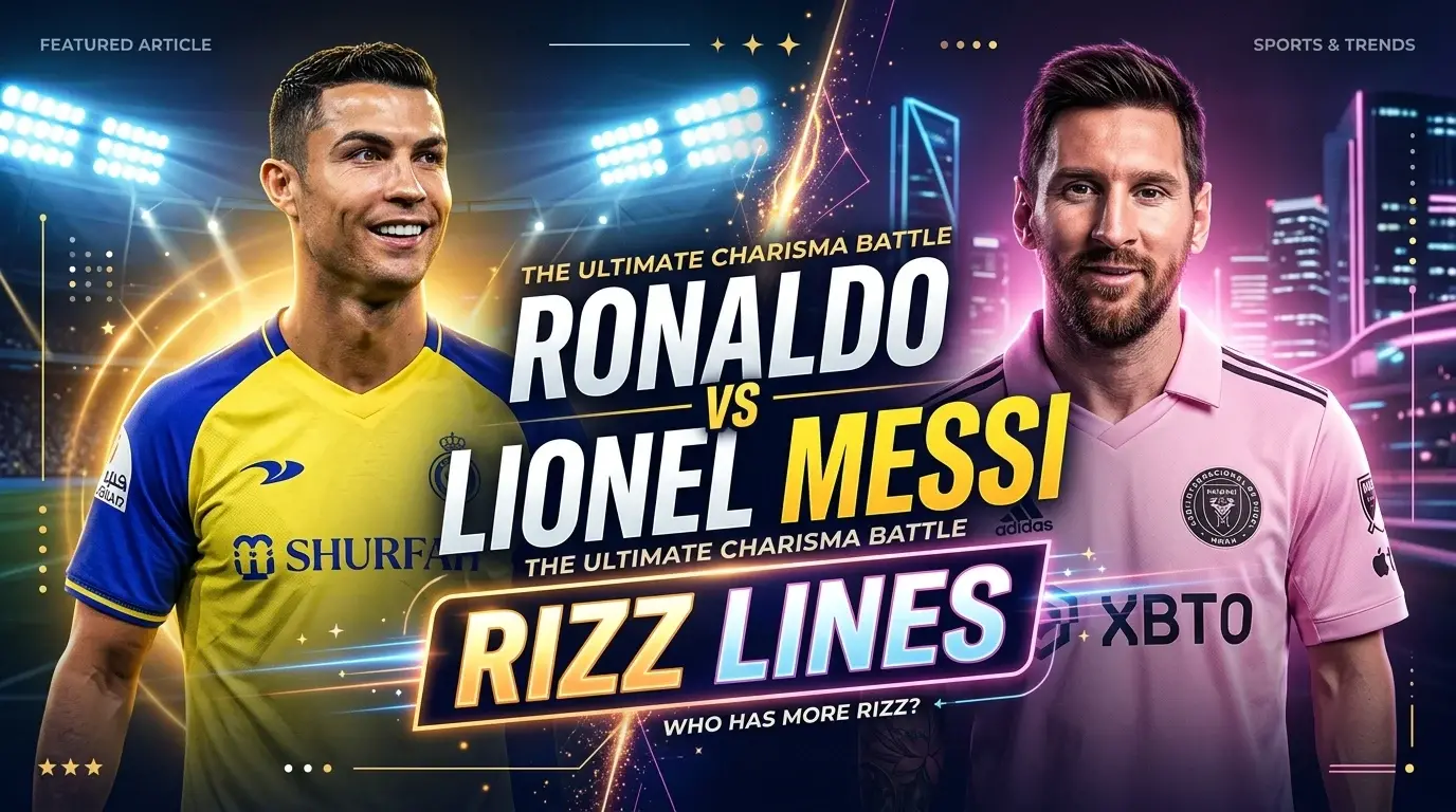Cristiano Ronaldo vs Lionel Messi pickup lines